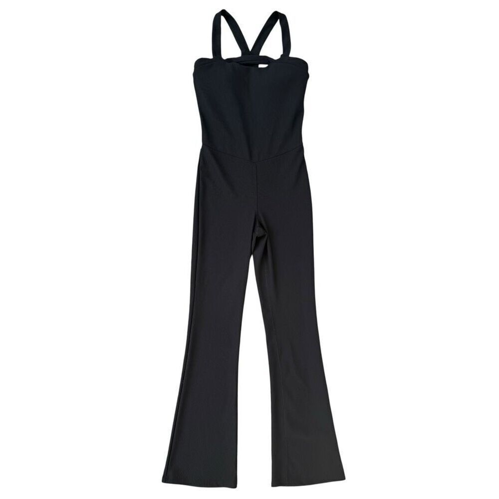 T S by thrive societe jumpsuit With Built In Bra Black Size M